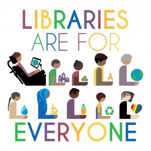 Libraries are for everyone logo